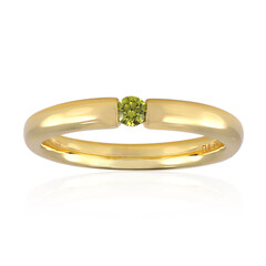Gelber VS1 Brillant-Goldring