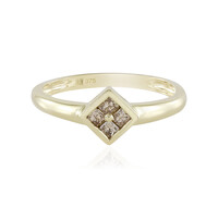 I2 Schokoladen-Diamant-Goldring