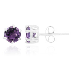 Amethyst-Silberohrringe