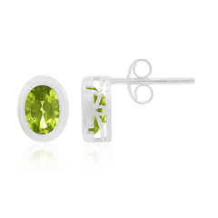 Peridot-Silberohrringe
