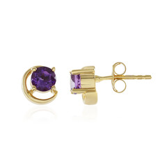 Marokkanischer Amethyst-Silberohrringe