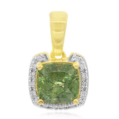 Madagaskar-Demantoid-Goldanhänger