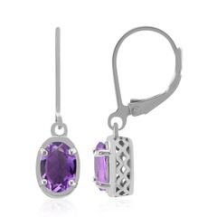 Amethyst-Silberohrringe