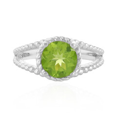 Mandschurischer Peridot-Silberring