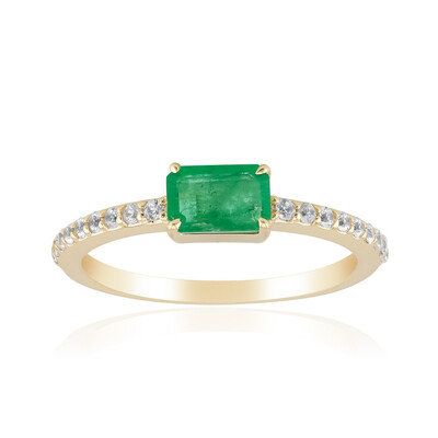 Sambia-Smaragd-Goldring