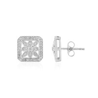 I2 (J) Diamant-Silberohrringe