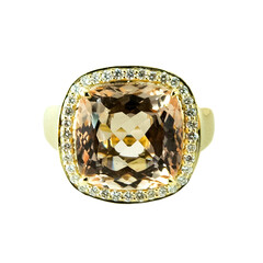 Brasilianischer Morganit-Goldring (de Melo)