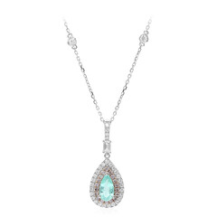 Paraiba-Turmalin-Goldhalskette (CIRARI)