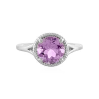 Lavendel-Amethyst-Silberring