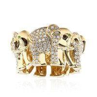 AAA-Tsavorit-Goldring (CIRARI)