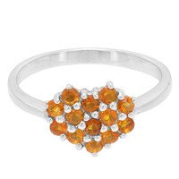 Buriti-Feueropal-Silberring