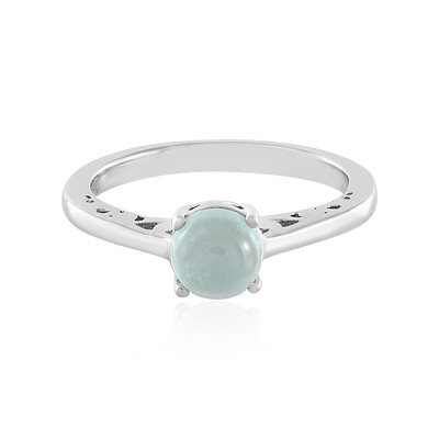 Aqua-Chalzedon-Silberring