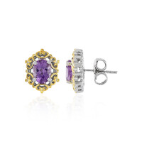Lavendel-Amethyst-Silberohrringe (Dallas Prince Designs)