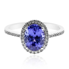 AAA-Tansanit-Goldring (CIRARI)
