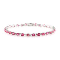 Madagaskar-Rubin-Silberarmband