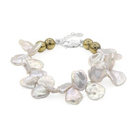 Keshi-Perlen-Silberarmband (TPC)