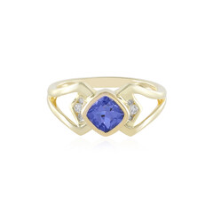 AAA-Tansanit-Goldring (de Melo)
