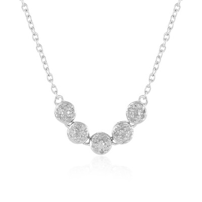 I2 (I) Diamant-Silbercollier
