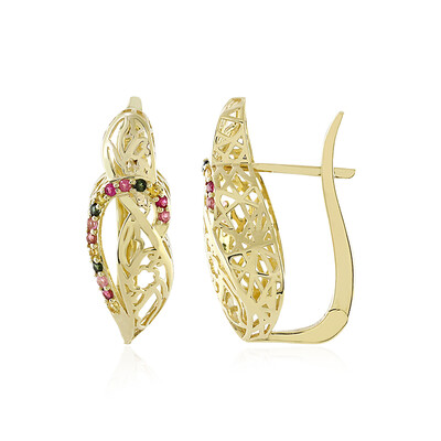 Edelstein-Goldohrringe (Ornaments by de Melo)