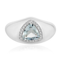 Aquamarin-Silberring