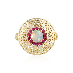 Welo-Opal-Goldring (Ornaments by de Melo)