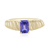 AAA-Tansanit-Goldring (de Melo)