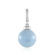 Brasilianischer Aquamarin-Silberanhänger (MONOSONO COLLECTION)