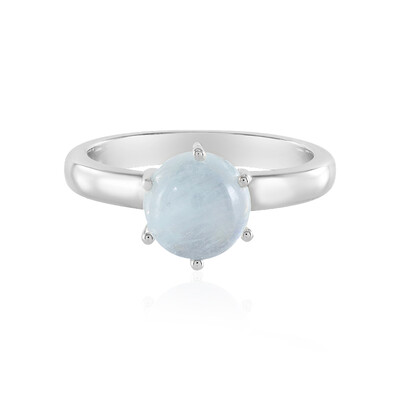 Brasilianischer Aquamarin-Silberring