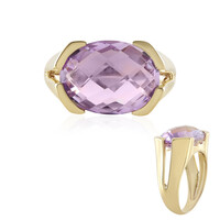Lavendel-Amethyst-Silberring