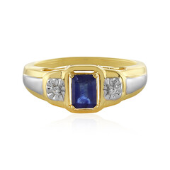 Blauer Madagaskar-Saphir-Silberring