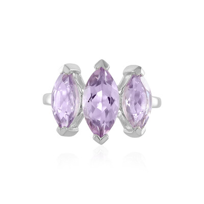 Lavendel-Amethyst-Silberring