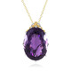 Sambia-Amethyst-Silberhalskette (Gems en Vogue)