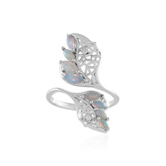 Australischer Opal-Silberring