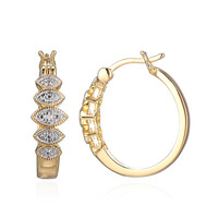 I3 (I) Diamant-Messingohrringe (Juwelo Style)