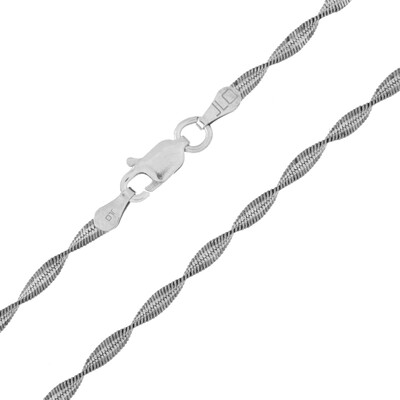 Design-Silberhalskette - 4 g - 45 cm