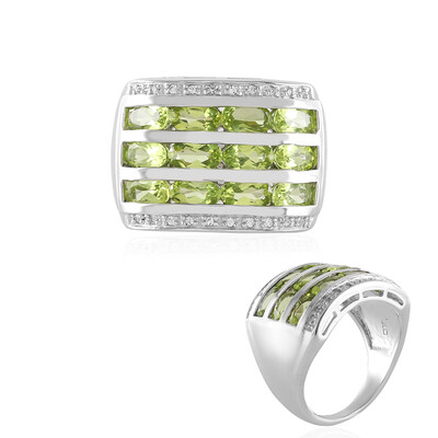 Peridot-Silberring