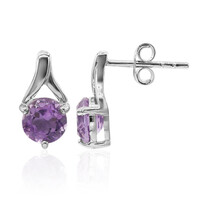 Amethyst-Silberohrringe