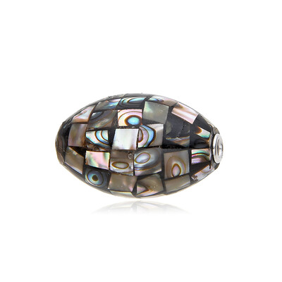 Abalone-Muschel-Silberanhänger (MONOSONO COLLECTION)