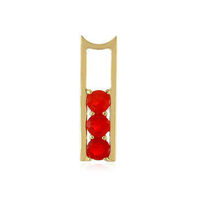 Äthiopischer Roter Opal-Silberanhänger (MONOSONO COLLECTION)