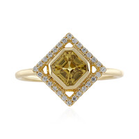 Gelber Zirkon-Goldring