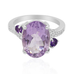 Bolivianischer Amethyst-Silberring