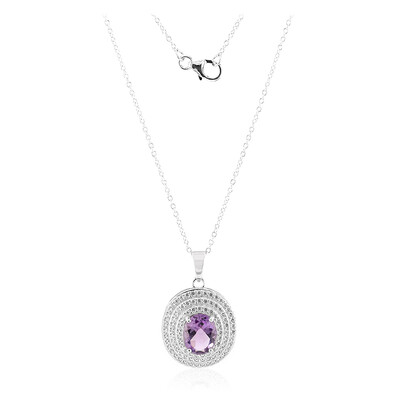 Amethyst-Silberhalskette
