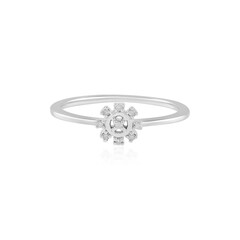 I2 (I) Diamant-Silberring