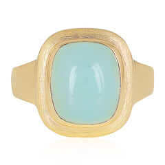Aqua-Chalzedon-Silberring