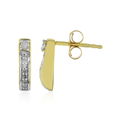 I4 (J) Diamant-Silberohrringe