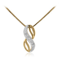 I3 (I) Diamant-Silberhalskette
