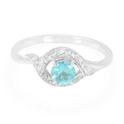 Blauer Apatit-Silberring
