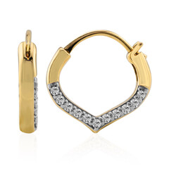 SI1 (G) Brillant-Goldohrringe