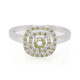 Fancy-Diamant-Silberring