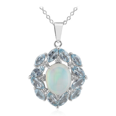 Welo-Opal-Silberhalskette